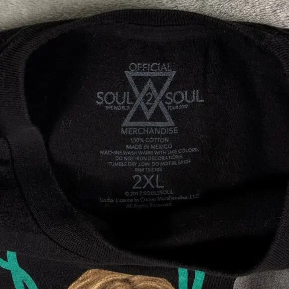 Tim McGraw Faith Hill The World Tour 2017 T-Shirt Size XXL - Picture 4 of 8